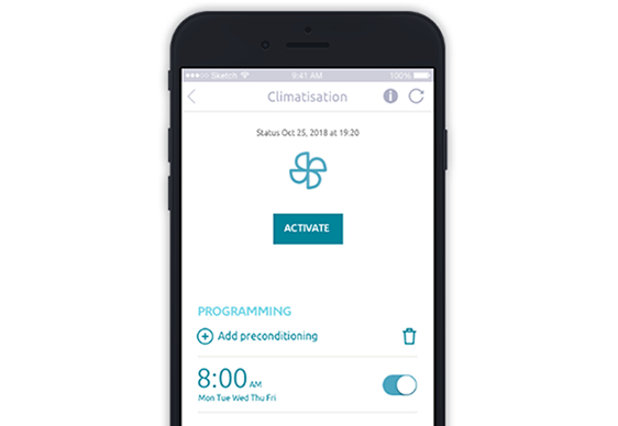 Innenraum-Temperatur vorab einstellen
